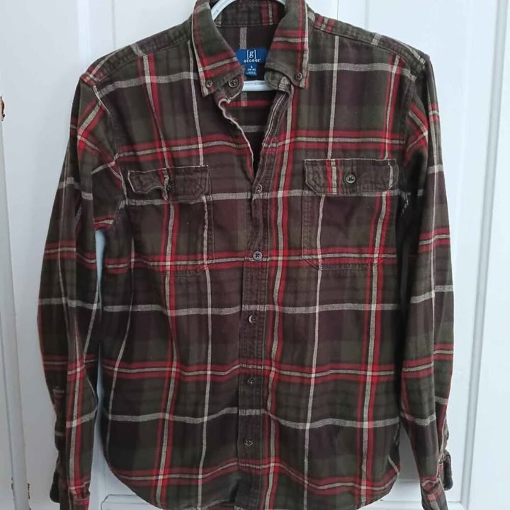George long sleeve flannel shirt